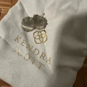 Kendra Scott Slate Gray Morgan Stud Earrings